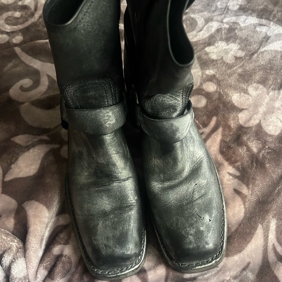 Frye Black harness pull on boots 8R (RESERVED) - Picture 3 of 6